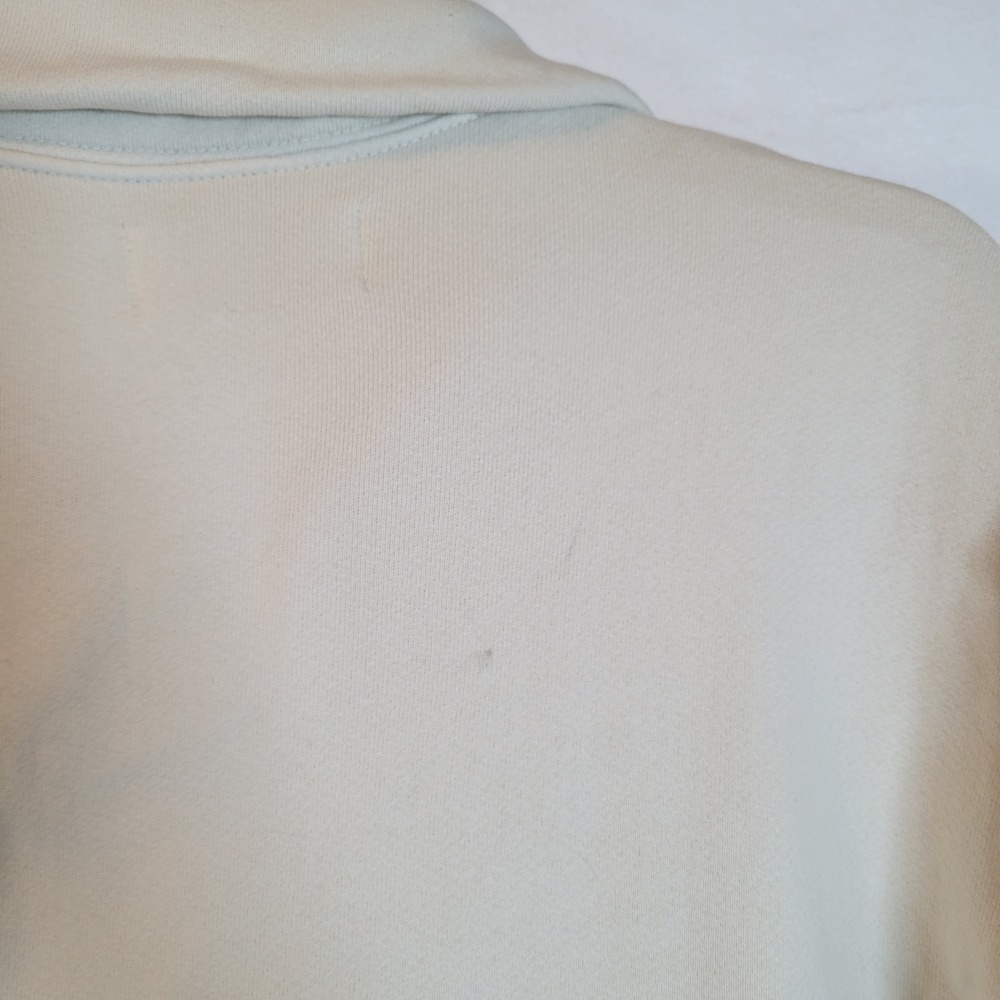 Les Tien Mens Pullover Fleece Cotton Pullover Sweater Size Large White Preppy - Picture 8 of 10